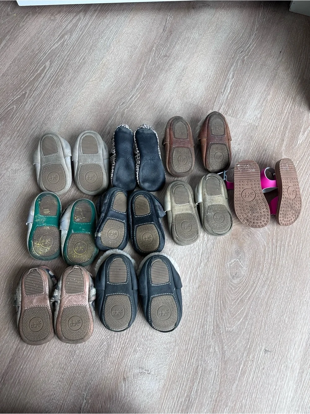 Freshly Picked Size 5 Shoe Lot Mini Soles & Soft Sole Chelsea Boots 9 Pairs T